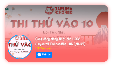 Group tiếng Nhật Daruma Nihongo